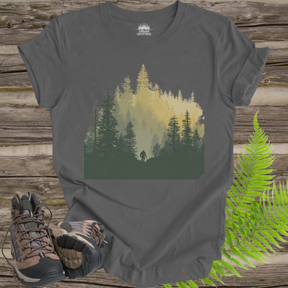 Wildman Chronicles: Into the Mist | Ape Canyon 1924 Bigfoot T-Shirt