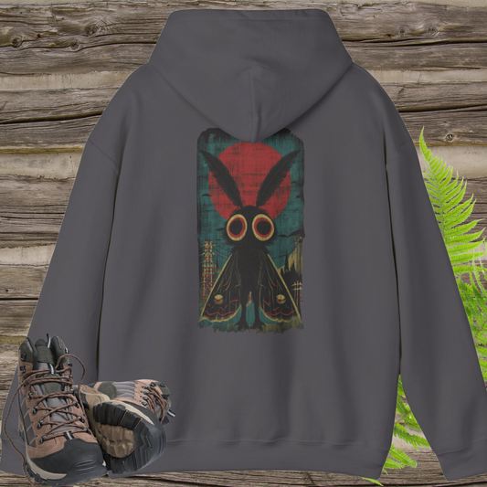 Mothman Vintage Poster Hoodie | Cryptid Graphic Hoodie – Urban Cryptids