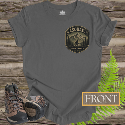 Wildman Chronicles: The Many Names of Sasquatch | Bigfoot Back Print T-Shirt