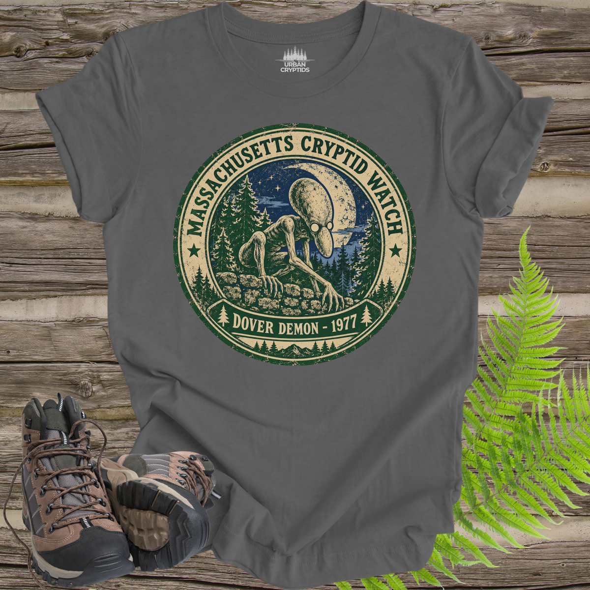 Dover Demon Massachusetts Cryptid Watch Vintage T-Shirt