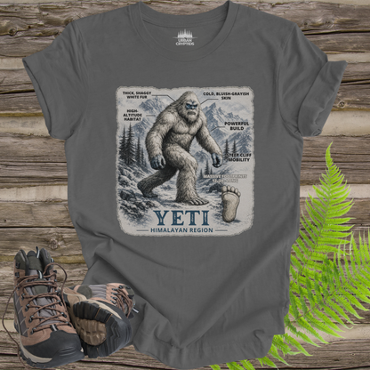 Himalayan Yeti Tee | Hominid Series Cryptid Field Guide Shirt