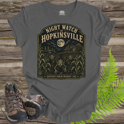 Night Watch in Hopkinsville | Kentucky Goblin Incident 1955 Vintage Horror T-Shirt
