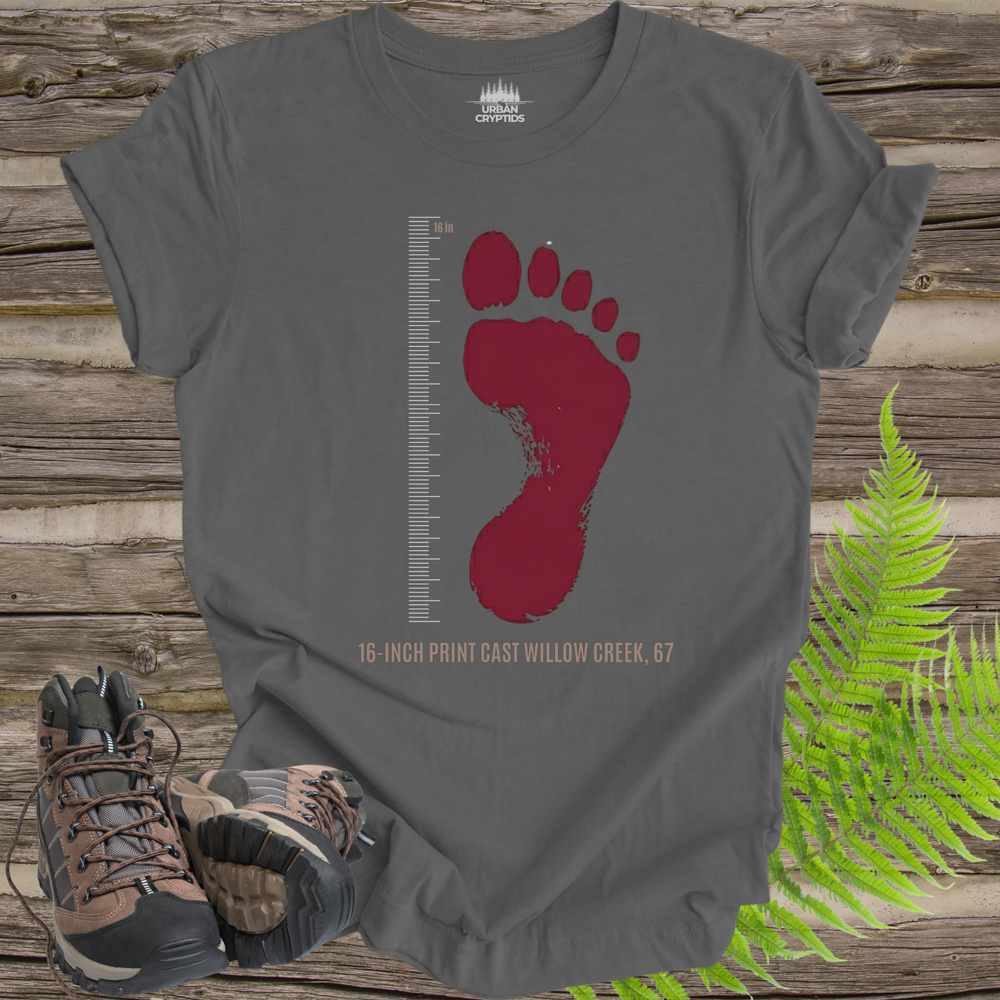 Willow Creek Bigfoot Museum T-Shirt – California Bigfoot Capital Footprint Tee