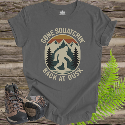 Gone Squatchin’ – Funny Bigfoot Hiking Shirt