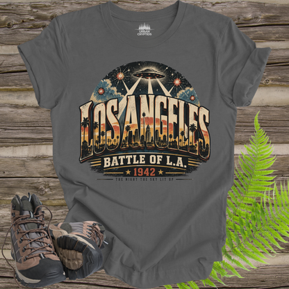 Los Angeles UFO T-Shirt – Battle of L.A. 1942 Vintage California Tee