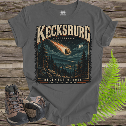 Kecksburg UFO Fireball T-Shirt – Vintage 1965 Pennsylvania Alien Encounter Graphic Tee