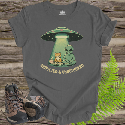 Abducted & Unbothered Alien Cat T-Shirt