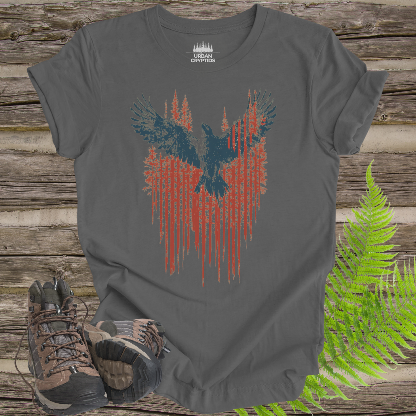 Thunderbird Forest Spirit T-Shirt | Native Legend Cryptid Tee – Urban Cryptids