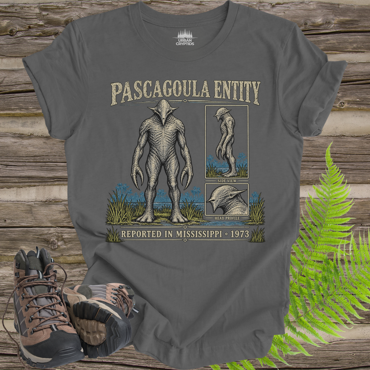 Pascagoula Entity T-Shirt | 1973 Mississippi UFO Encounter