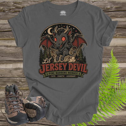 Lil' Jersey Devil | Pine Barrens Menace Vintage Cryptid T-Shirt