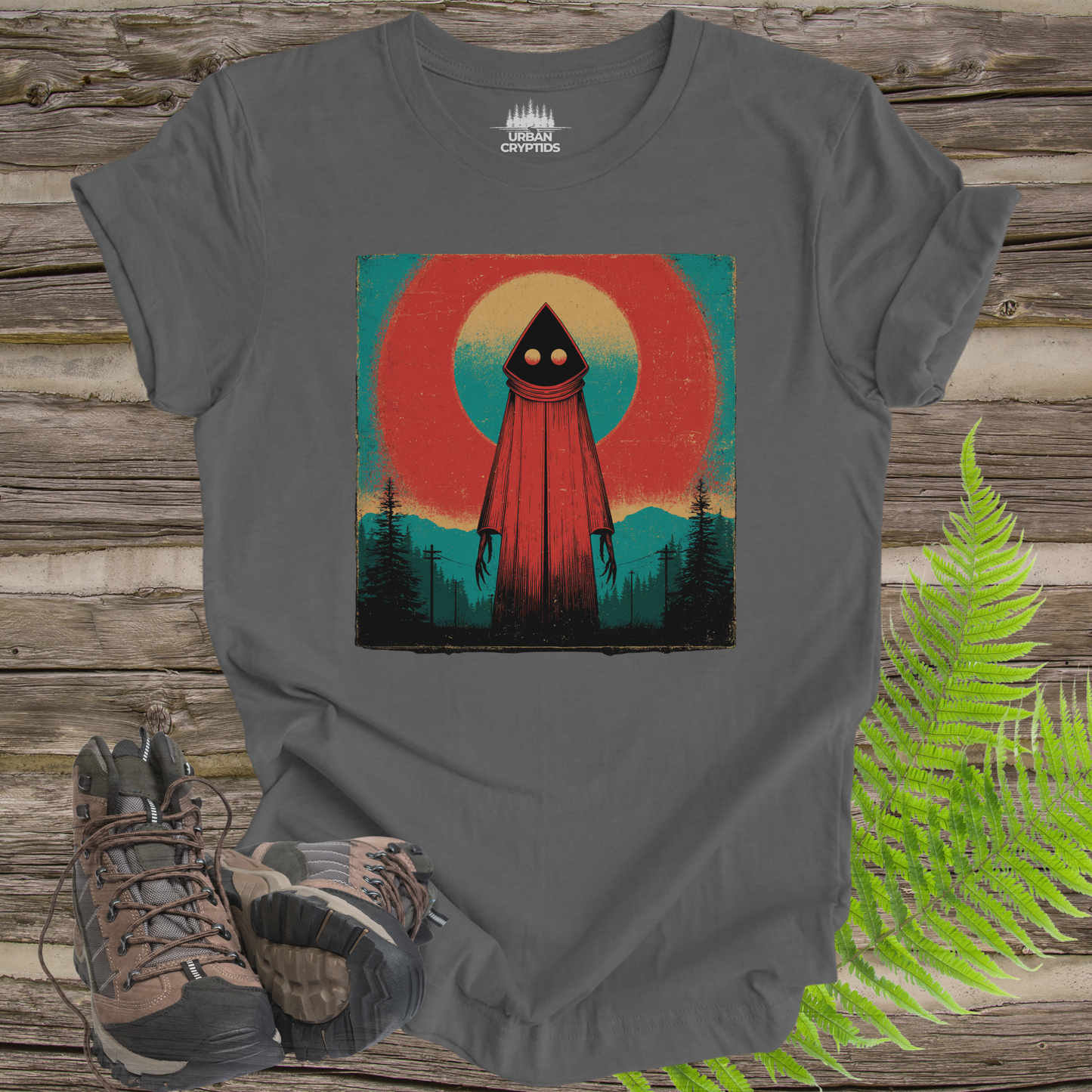 Vintage Flatwoods Monster Poster Tee – Retro Cryptid T-Shirt
