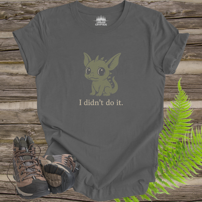 Chupacabra “I Didn’t Do It” Tee – Cute Cryptid Shirt with Funny Paranormal Humor
