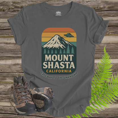Mount Shasta UFO T-Shirt – Gateway to the Unknown (California Design)