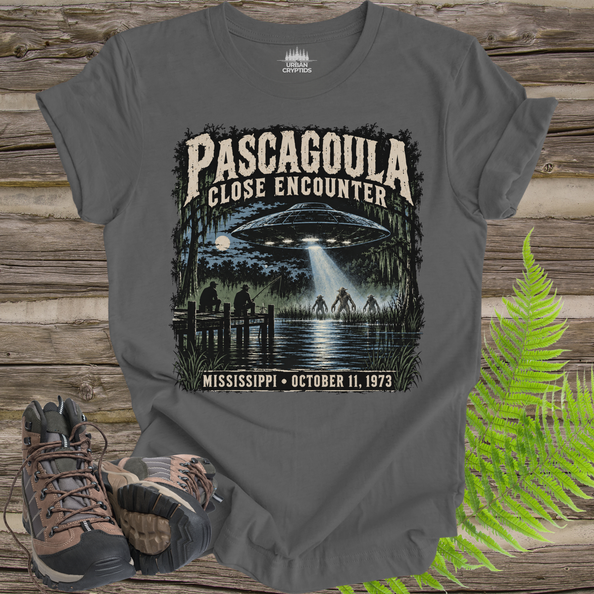 Pascagoula Close Encounter UFO T-Shirt | Mississippi 1973