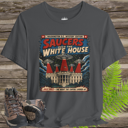 Saucers Over the White House T-Shirt – 1952 Washington UFO Mystery