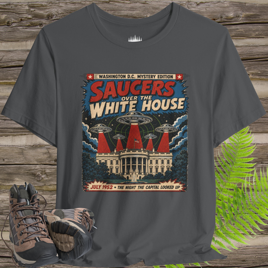 Saucers Over the White House T-Shirt – 1952 Washington UFO Mystery