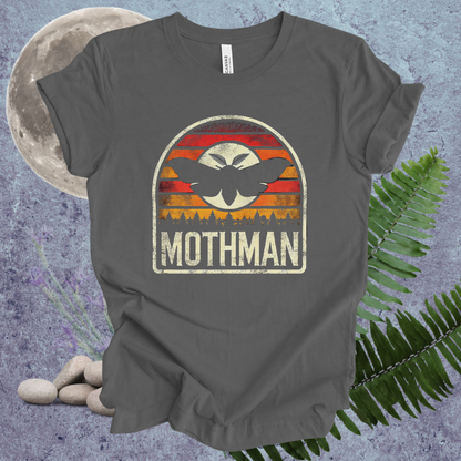 Mothman Tee with Colorful Background