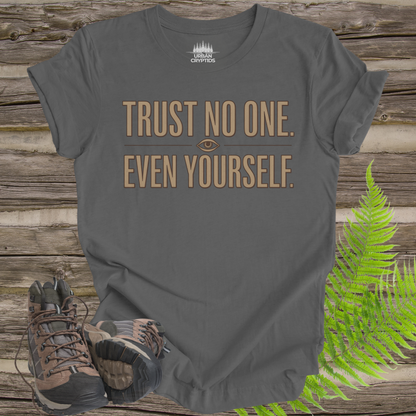 Trust No One. Even Yourself. T-Shirt | Paranoid Vintage Graphic Tee – Urban Cryptids
