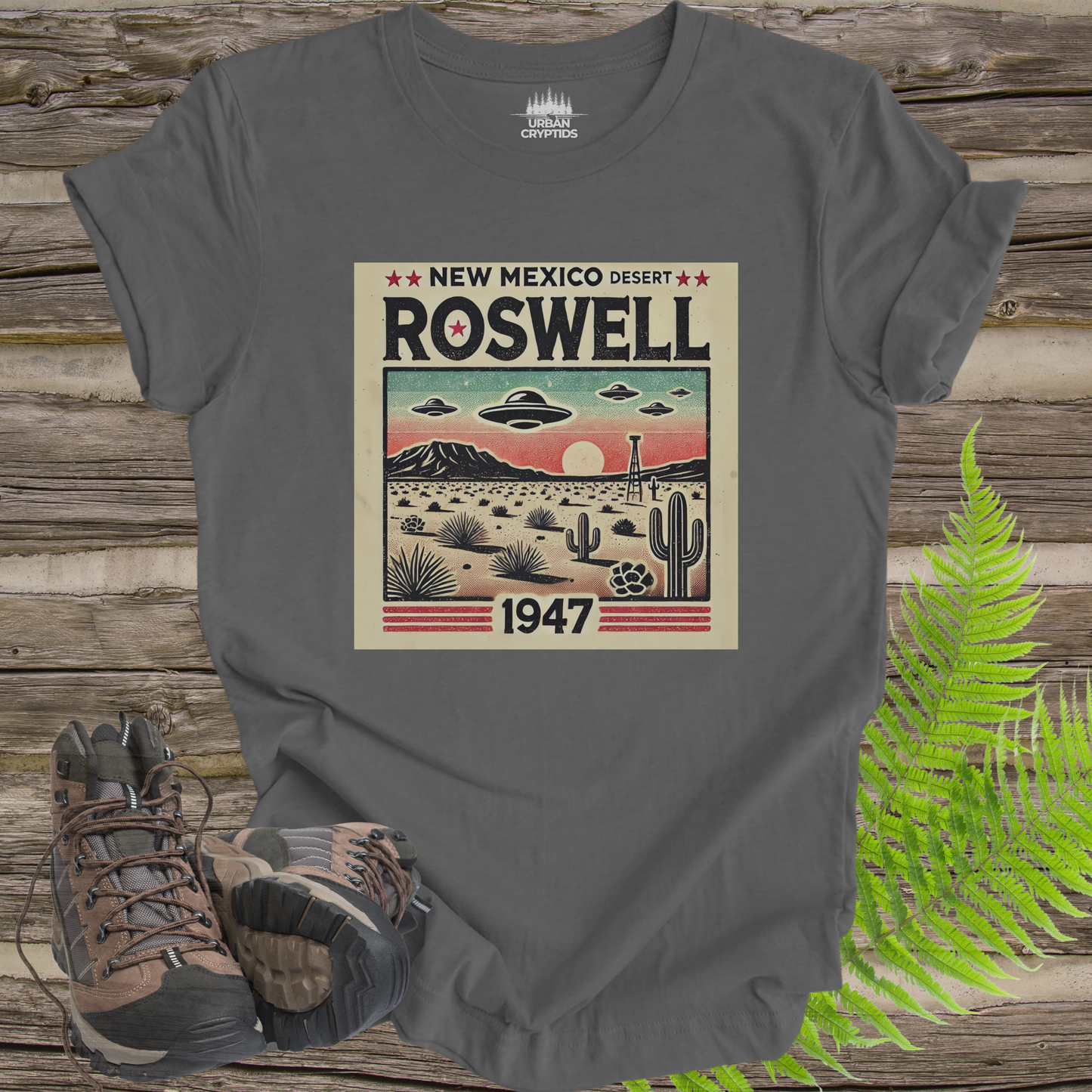 Vintage Roswell New Mexico Shirt | 1947 UFO Crash Graphic Tee | Retro Sci-Fi Unisex