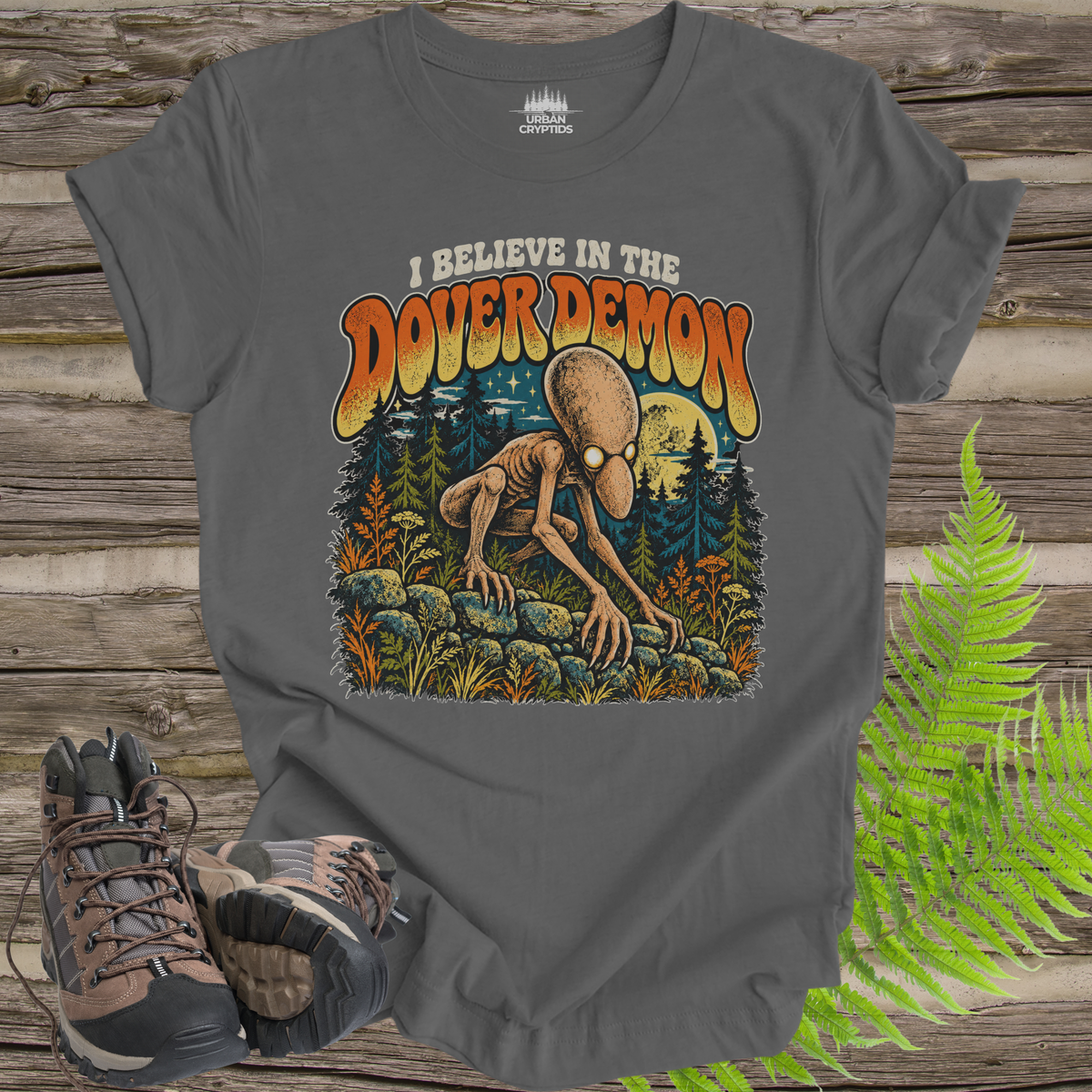 I Believe in the Dover Demon Retro Cryptid T-Shirt