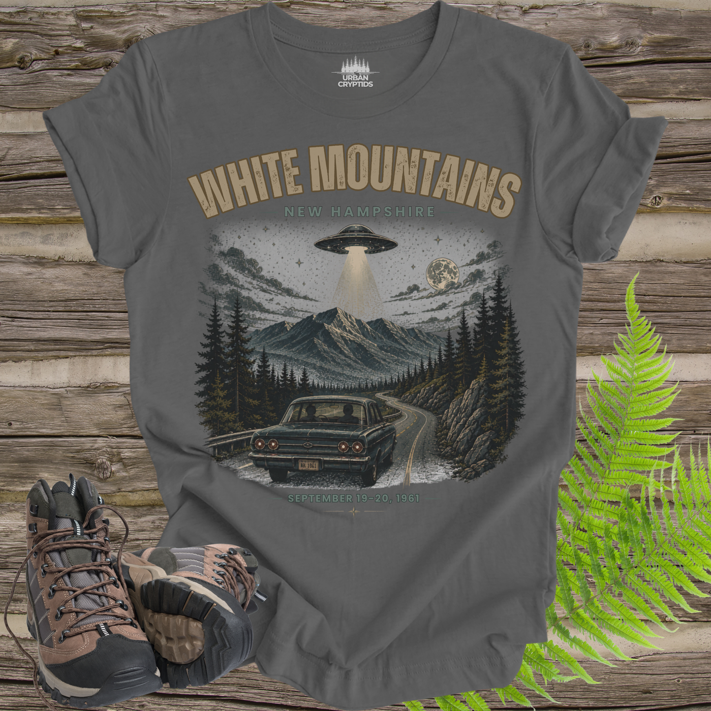 White Mountains UFO Encounter Shirt | Betty & Barney Hill 1961 Vintage Tee