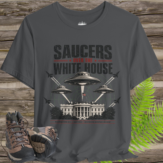 Saucers Over the White House T-Shirt – 1952 Restricted Airspace Incident