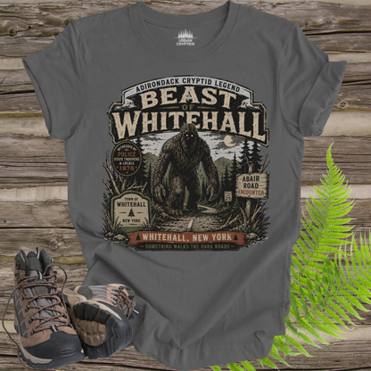Beast of Whitehall T-Shirt – Adirondack Bigfoot Cryptid Shirt