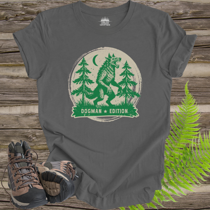 Camp Cryptid “Dogman Edition” T-Shirt – Vintage Werewolf Forest Tee