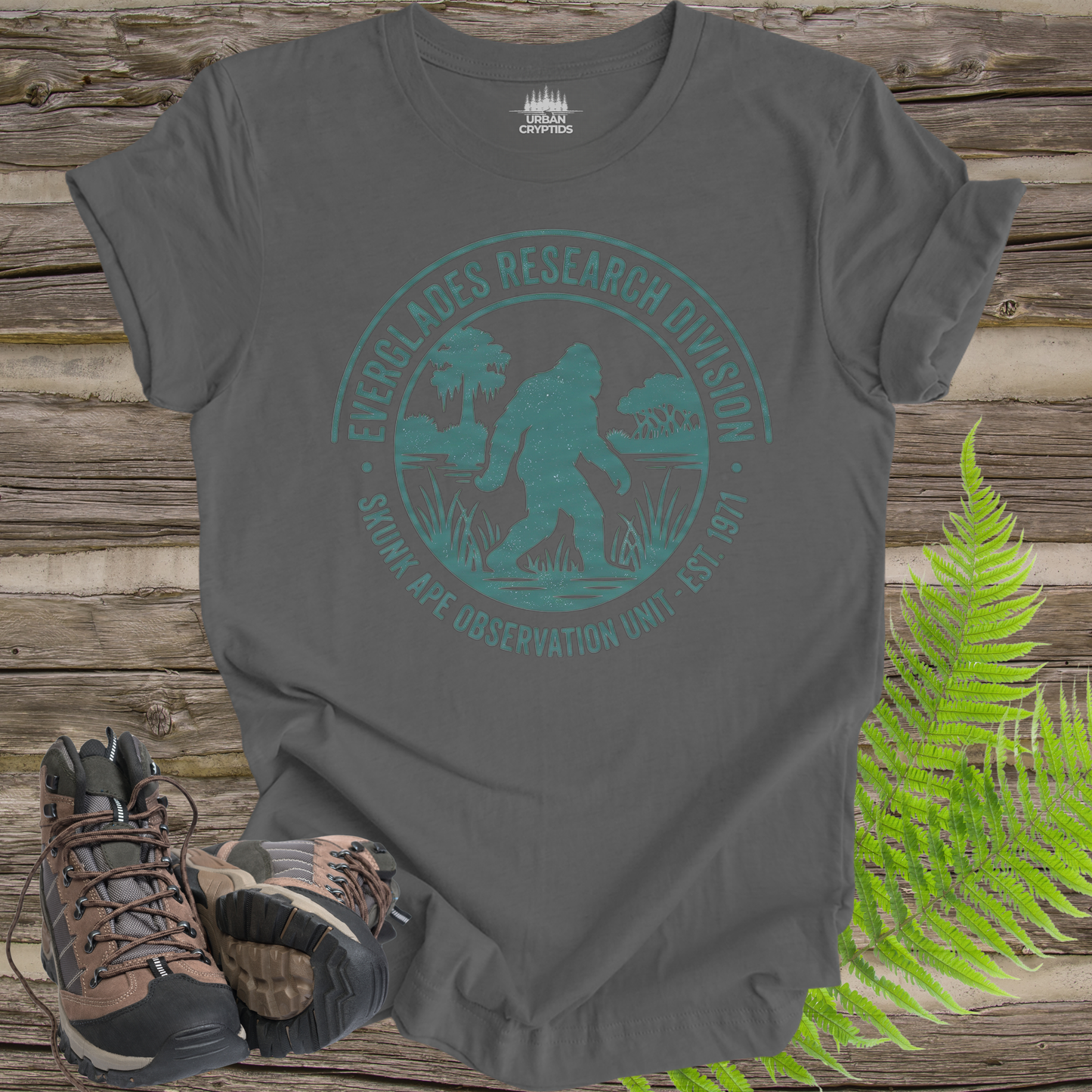 Everglades Research Division Skunk Ape T-Shirt – Florida Cryptid Investigation Tee