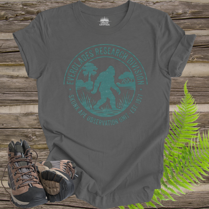 Everglades Research Division Skunk Ape T-Shirt – Florida Cryptid Investigation Tee