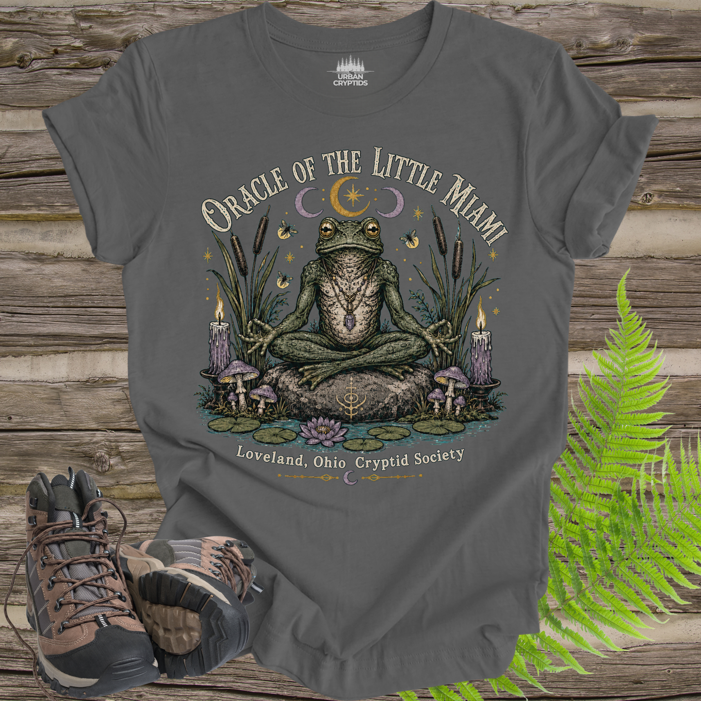 Loveland Frogman T-Shirt – Oracle of the Little Miami Ohio Cryptid Tee