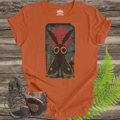 Mothman Vintage Poster T-Shirt | Cryptid Graphic Tee – Urban Cryptids