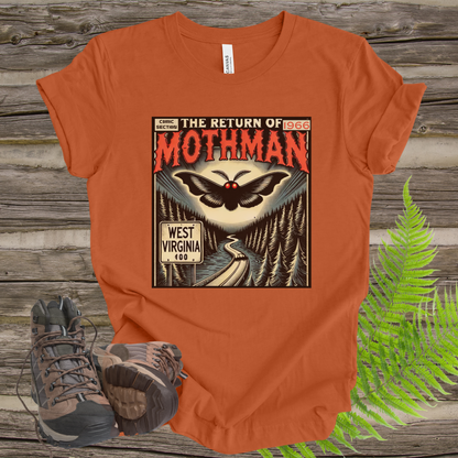 Mothman T-Shirt - West Virginia Legend Unisex Tee