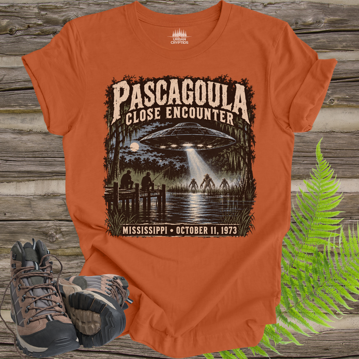 Pascagoula Close Encounter UFO T-Shirt | Mississippi 1973