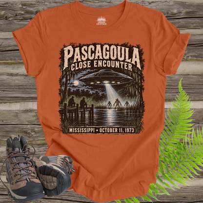 Pascagoula Close Encounter UFO T-Shirt | Mississippi 1973