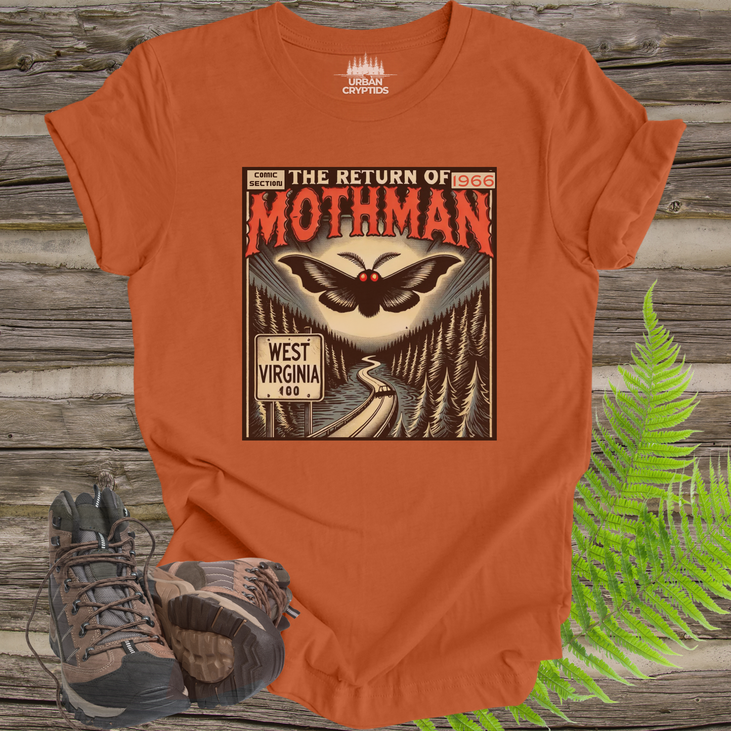 Mothman T-Shirt - West Virginia Legend Unisex Tee