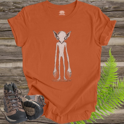 Kelly-Hopkinsville Witness Sketch | 1955 Kentucky Goblin Minimalist T-Shirt