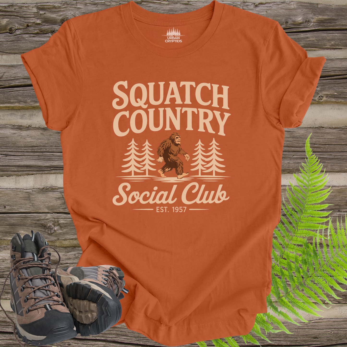 Squatch Country Social Club – Funny Bigfoot Shirt
