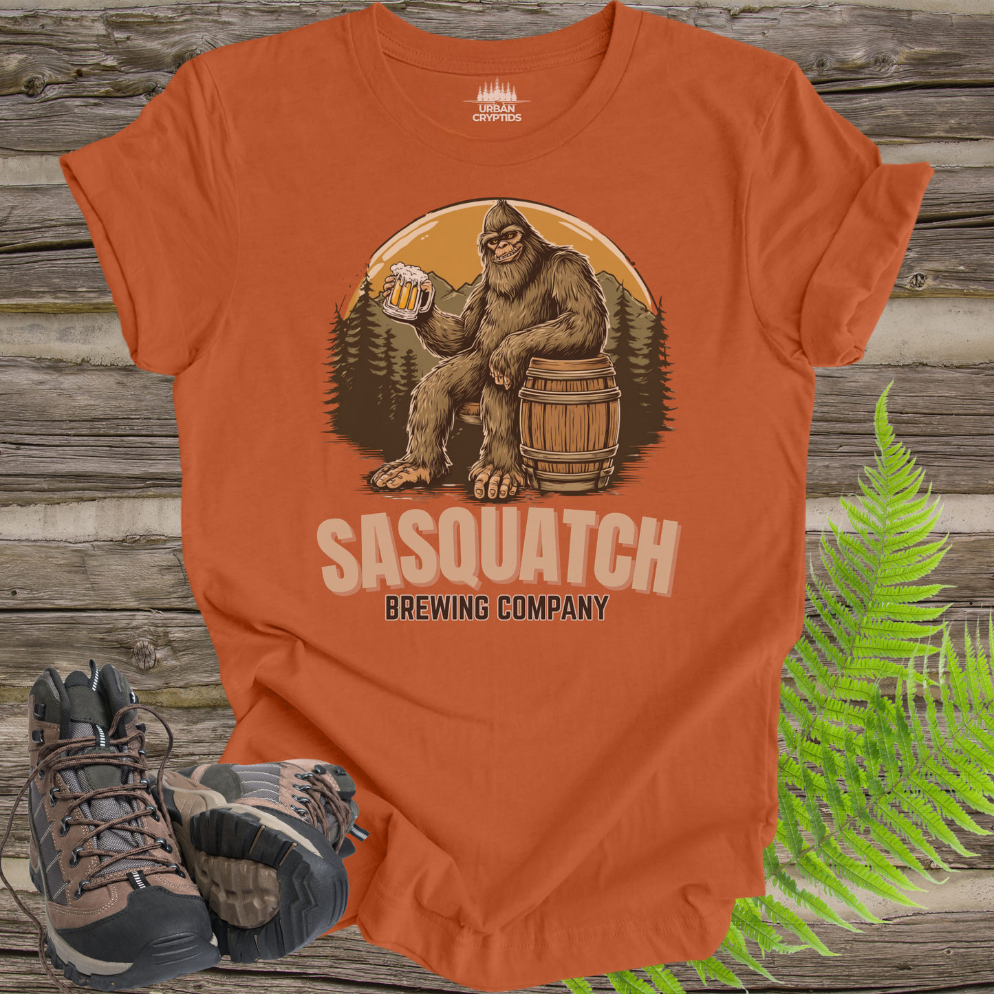 Sasquatch Brewing Company Funny Bigfoot Beer T-Shirt