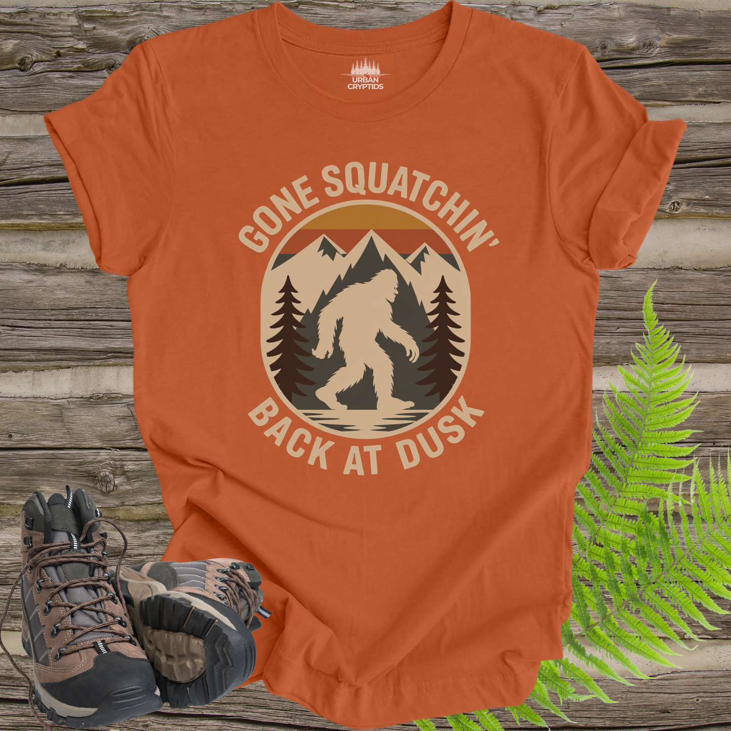 Gone Squatchin’ – Funny Bigfoot Hiking Shirt