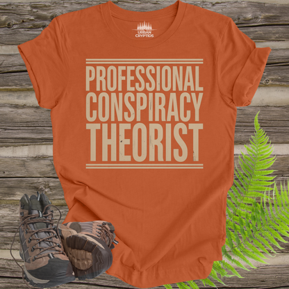 Professional Conspiracy Theorist T-Shirt | Funny Aliencore Tee – Urban Cryptids