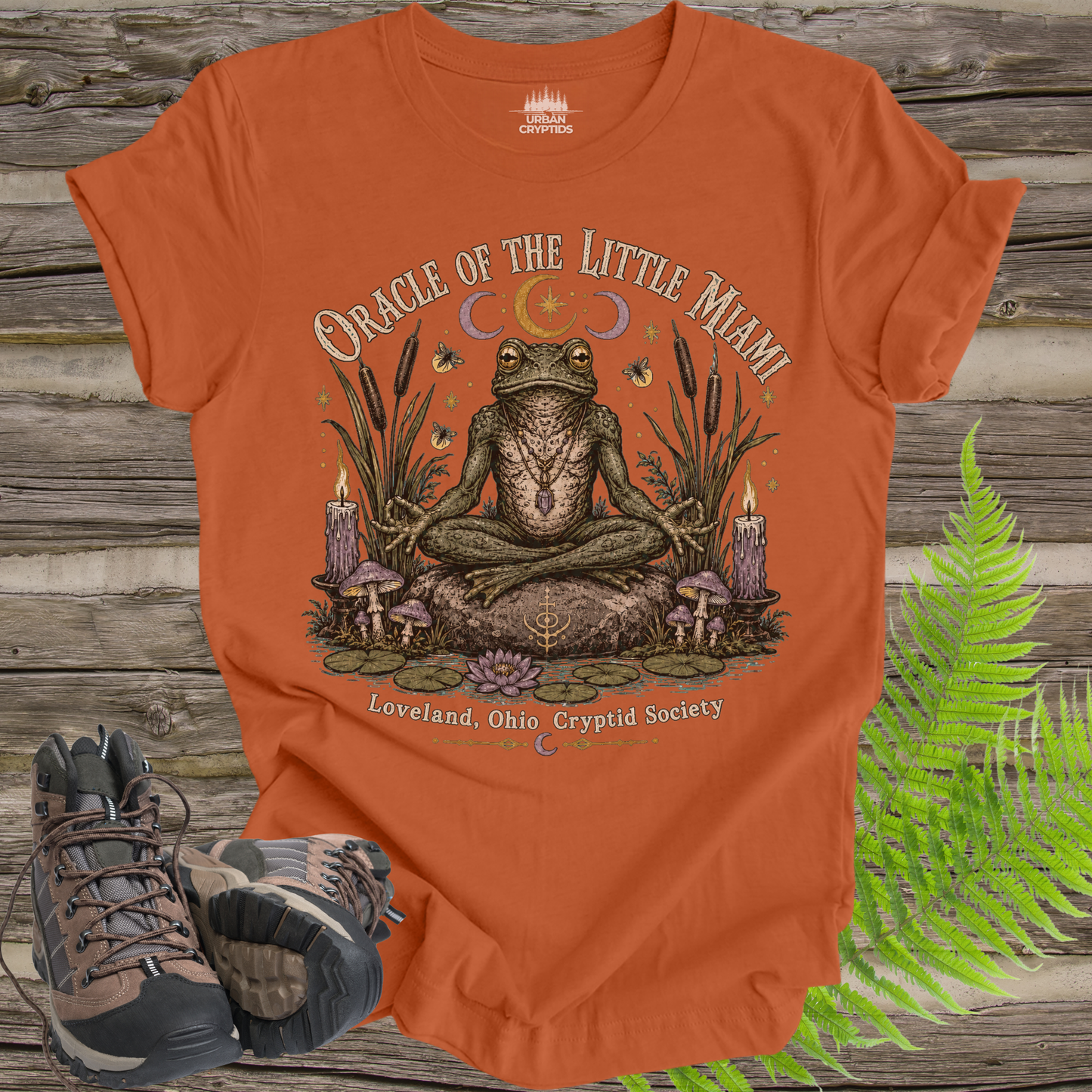 Loveland Frogman T-Shirt – Oracle of the Little Miami Ohio Cryptid Tee