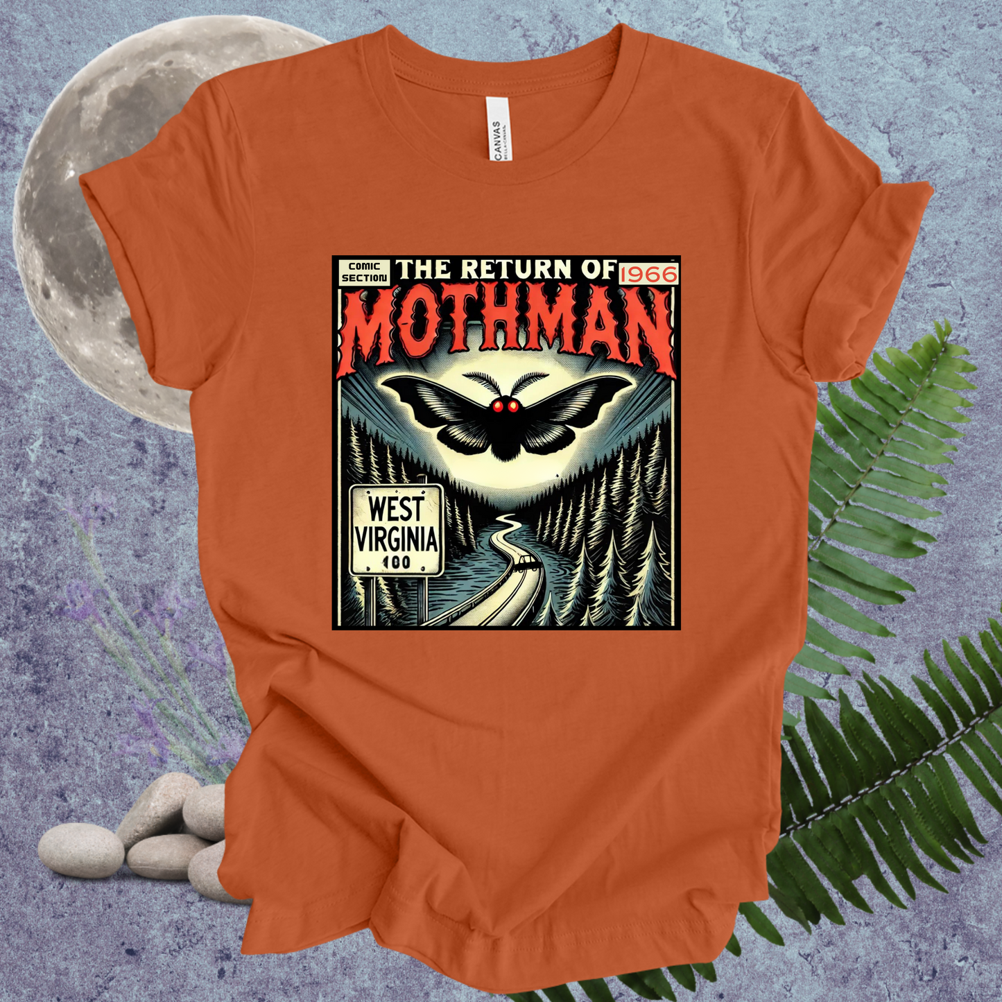 Mothman T-Shirt - West Virginia Legend Unisex Tee