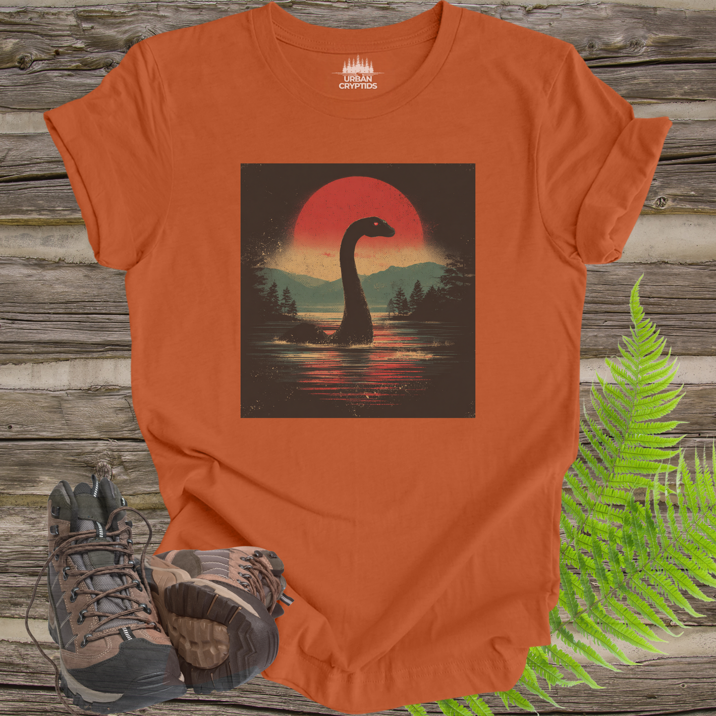 Vintage Loch Ness Monster Poster Tee – Retro Cryptid Lake Ness T-Shirt