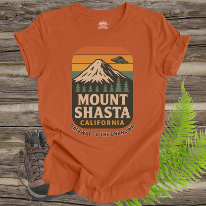 Mount Shasta UFO T-Shirt – Gateway to the Unknown (California Design)