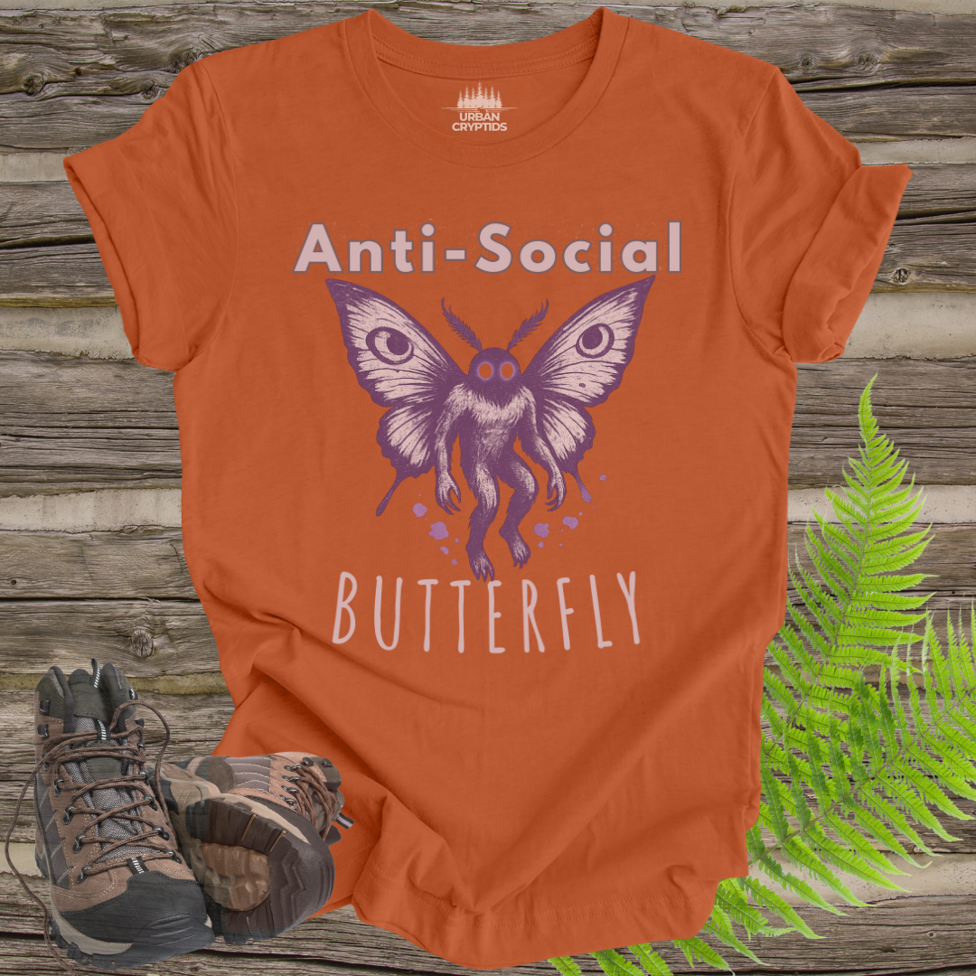 Anti-Social Butterfly Mothman Tee