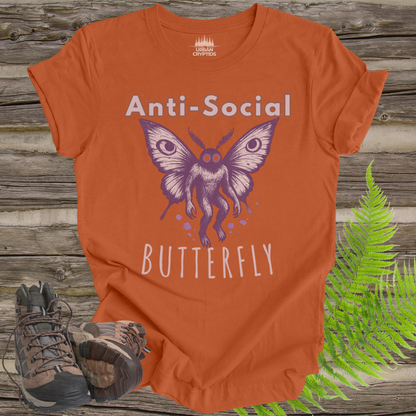 Anti-Social Butterfly Mothman Tee