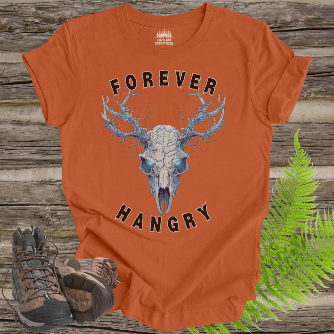 Forever Hangry Wendigo T-Shirt – Cryptid Horror Graphic Tee
