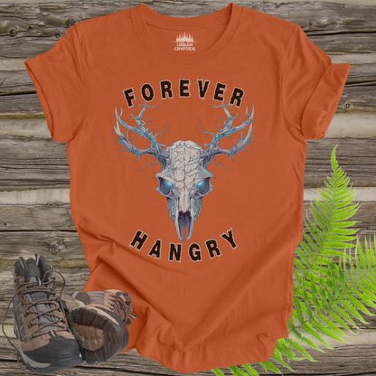 Forever Hangry Wendigo T-Shirt – Cryptid Horror Graphic Tee