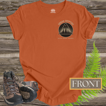 Ozark Howler Arkansas Expeditions T-Shirt | Ozark Mountains Cryptid Back Print Tee
